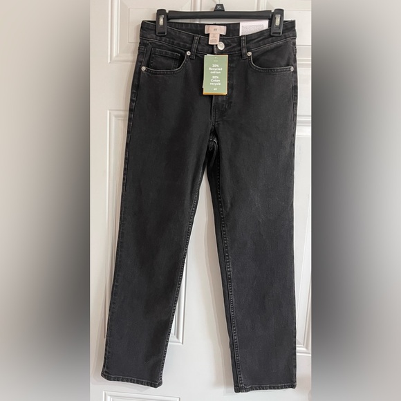 H&M Denim - NWT H&M Jeans Women’s 4 Slim Regular Ankle‎ Black Straight Leg Comfort Stretch